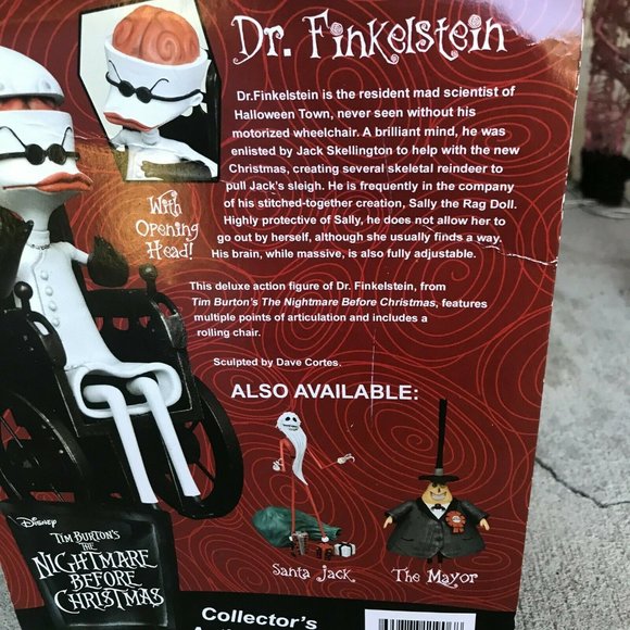 Disney Diamond Select Nightmare Before Christmas Dr. Finkelstein 2016 Ne… - Picture 5 of 12